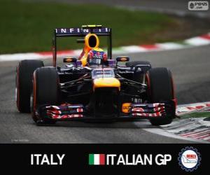 пазл Марк Уэббер - Red Bull - Гран Гран-при Италии 2013, классифицированы 3